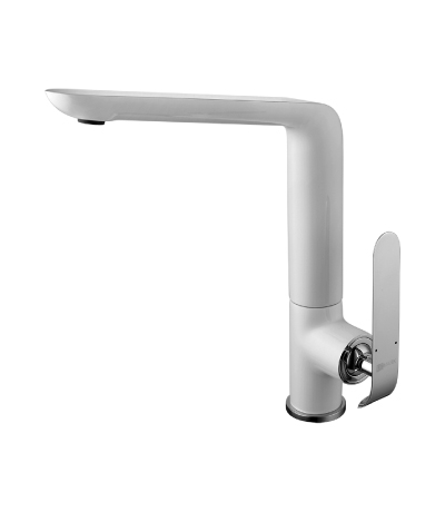 Смеситель для кухни Lemark Melange LM4905CW (белый/хром)