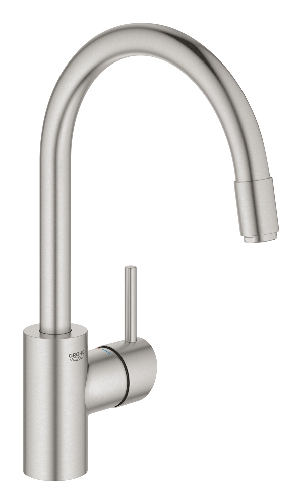 Смеситель для кухни Crohe Concetto 32663DC3 суперсталь
