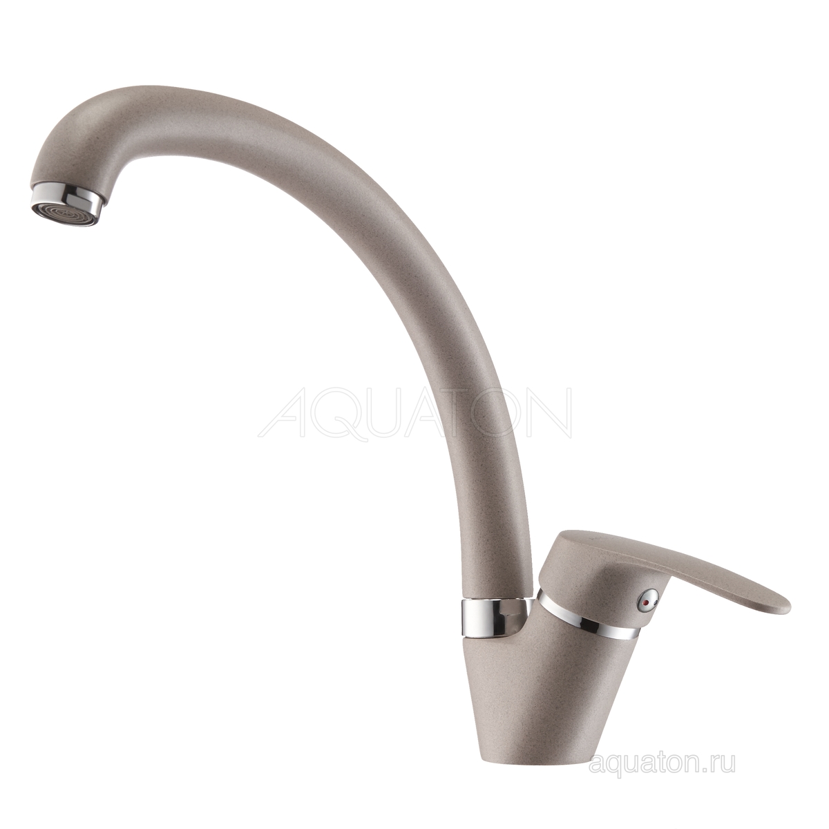 Смеситель для кухни Aquaton Нимо 1AX002FCXX250 (серый шелк)
