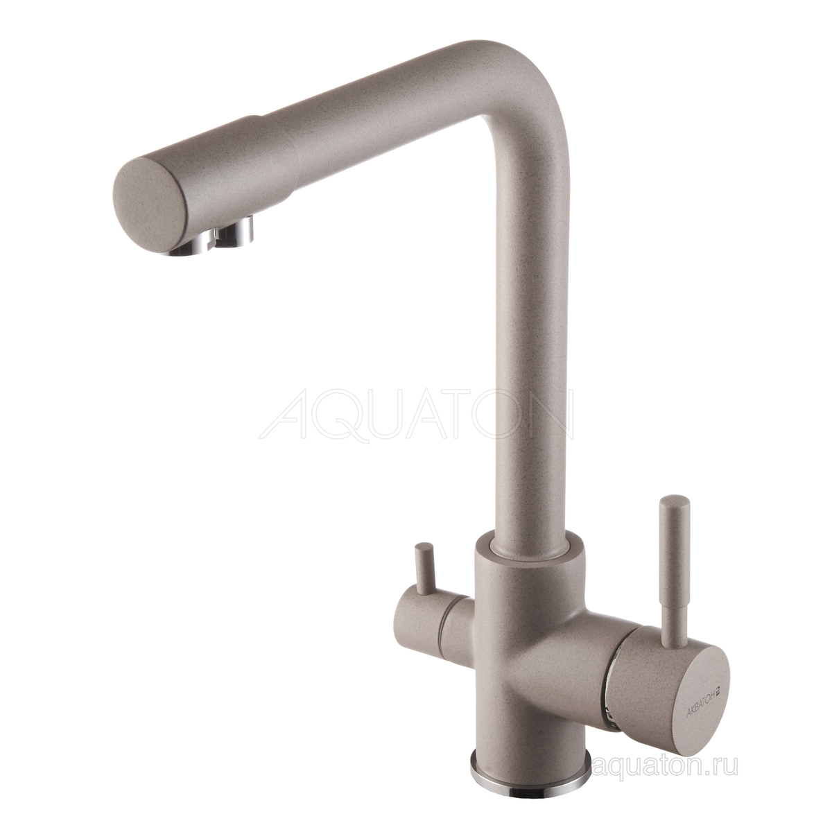 Смеситель для кухни Aquaton Руан 1AX004FCXX250 (серый шелк)