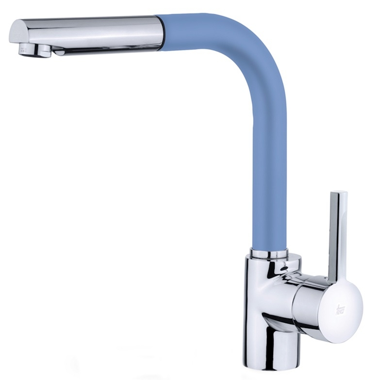 Смеситель для кухни Teka Ares 938 blue 23938120FB (голубой/хром)