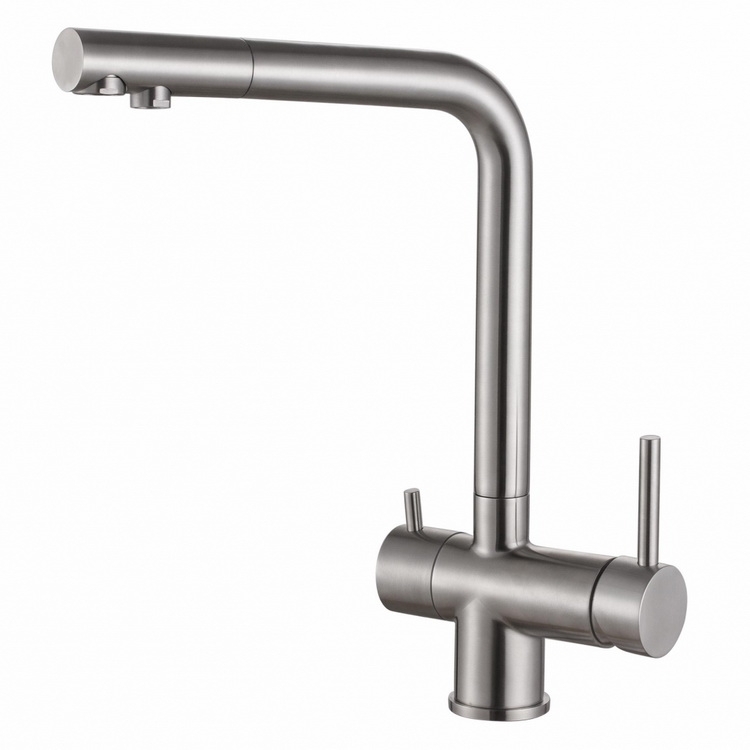 Смеситель для кухни Zorg SZR-7039 INOX
