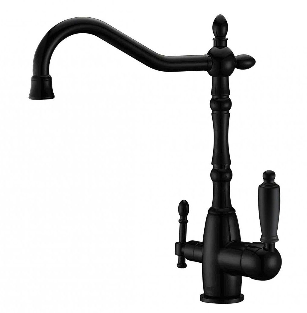 Смеситель для кухни Zorg ZR 312 YF-33 BLACK (черный)