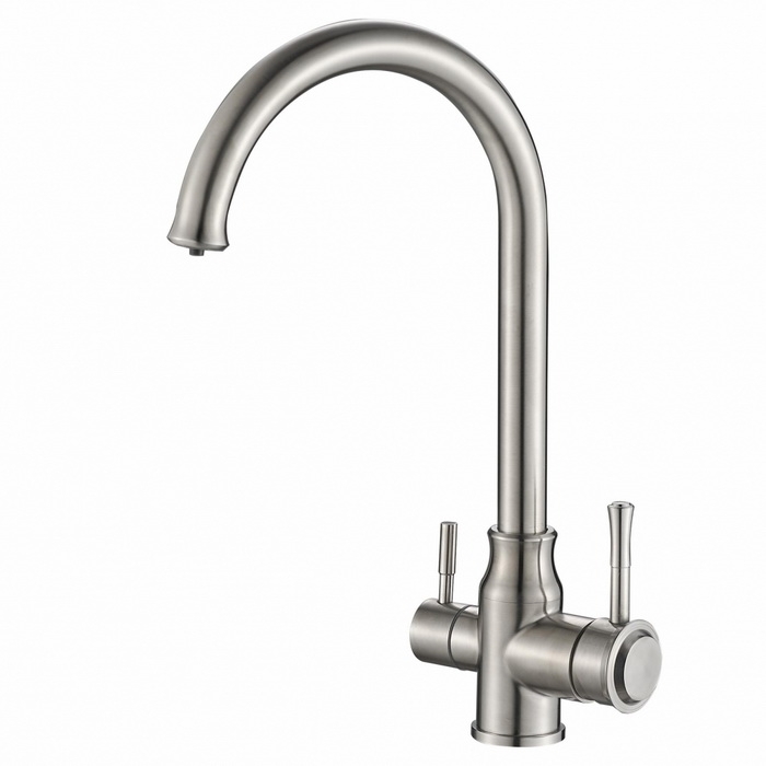Смеситель для кухни Zorg SH 763 INOX (сталь)