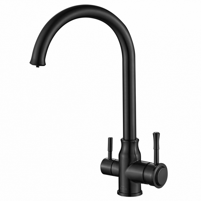 Смеситель для кухни Zorg SH 763 GRAFIT PVD (графит)