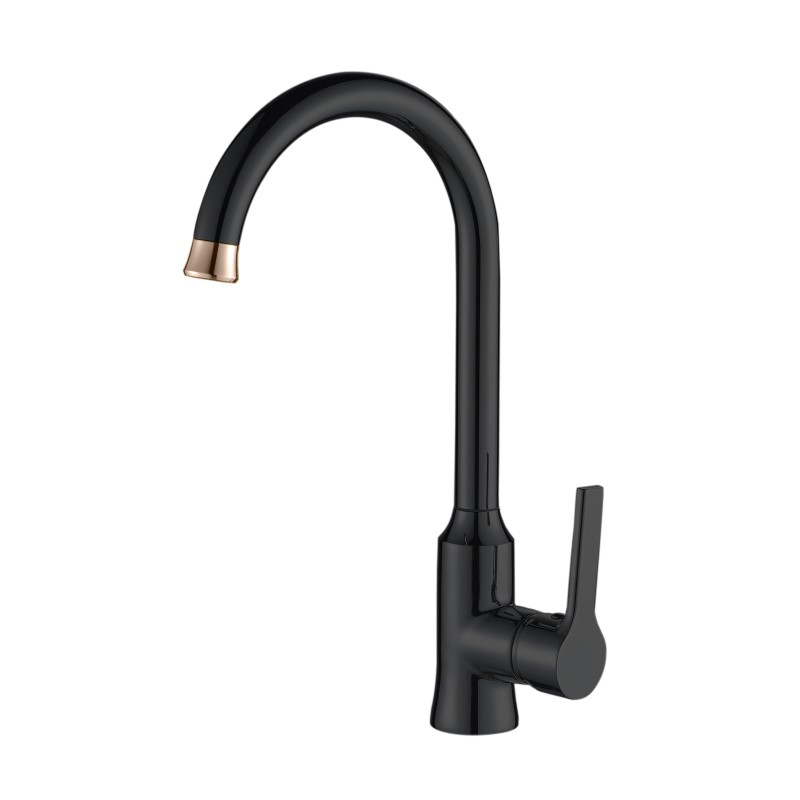Смеситель для кухни Haiba HB70652-7 (чёрный матовый)