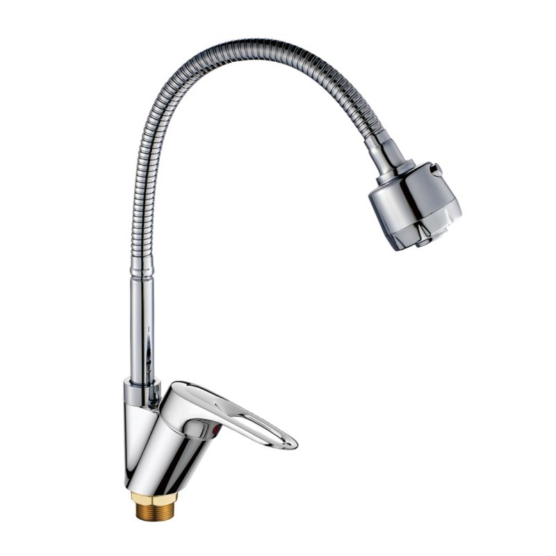 Смеситель для кухни Haiba HB4304-3 (хром)