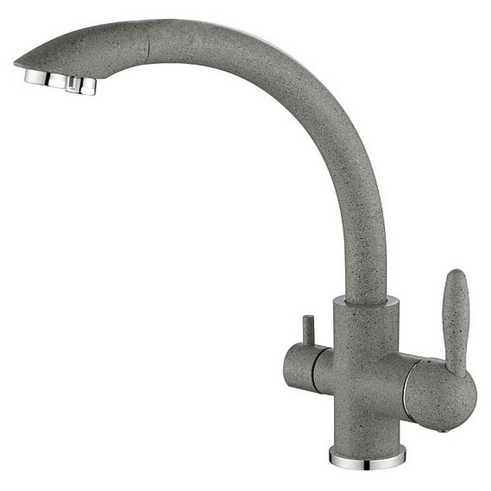 Смеситель для кухни Paulmark Essen Es213001-310 (серый)
