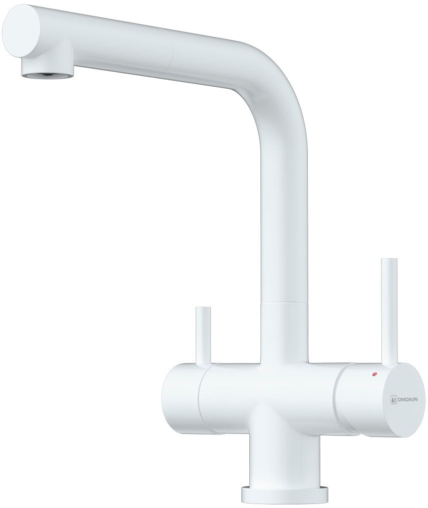 Смеситель для кухни Omoikiri Takamatsu-S WH 4994357 (белый)