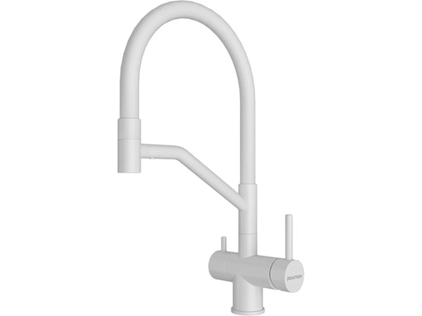 Смеситель для кухни Paulmark Rubert Ru213175-WH (белый матовый)