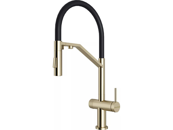 Смеситель для кухни Paulmark Zender Ze213155-LG (светлое золото)