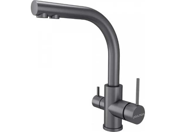Смеситель для кухни Paulmark Essen Es213011-MG (серый матовый)
