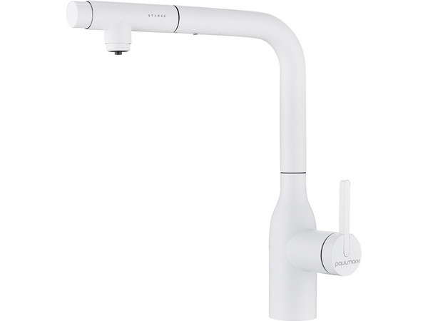 Смеситель для кухни Paulmark Viper Vi213105-WH (белый матовый)