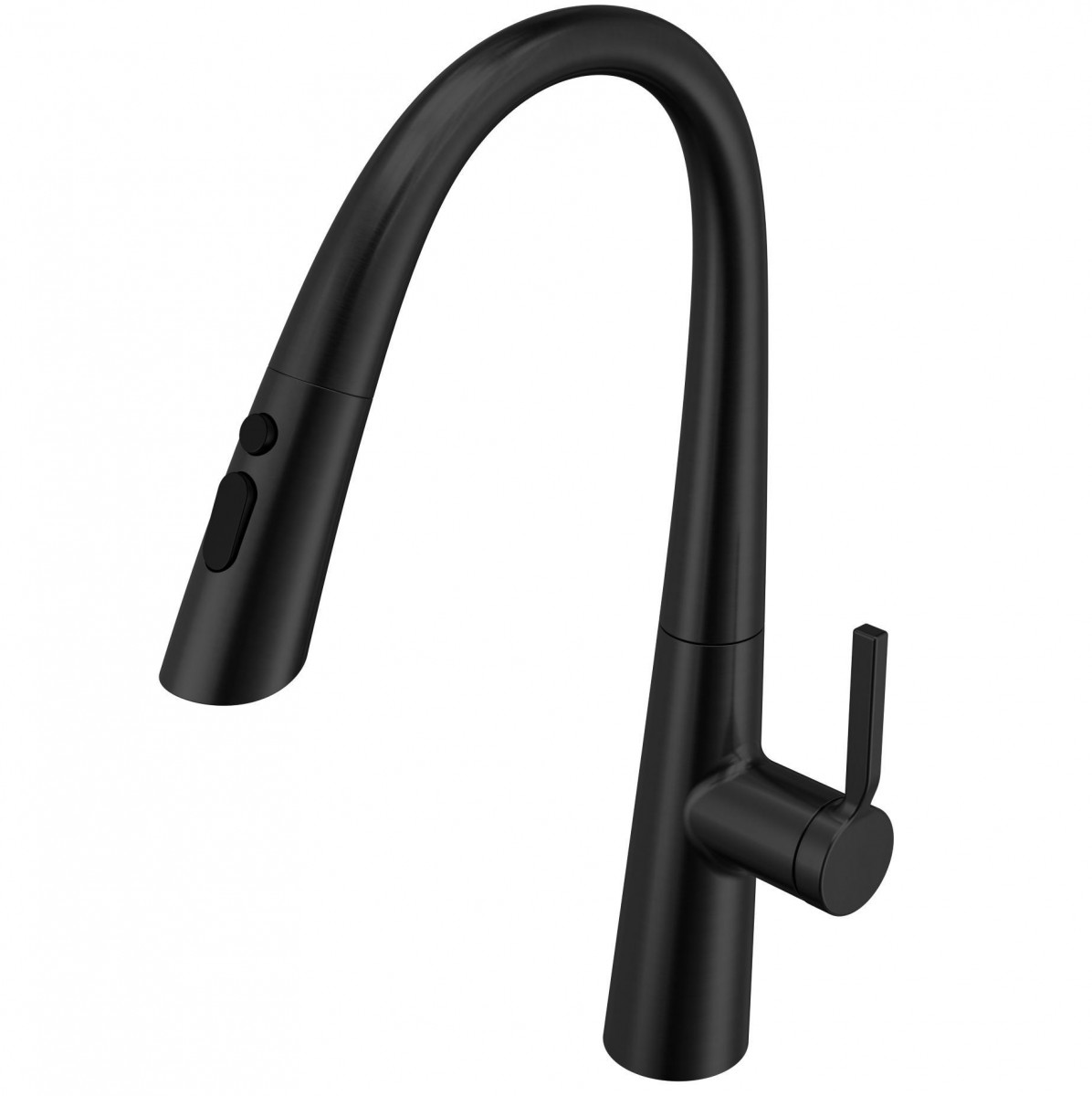 Смеситель для кухни Vincea VKF-176MB (чёрный)