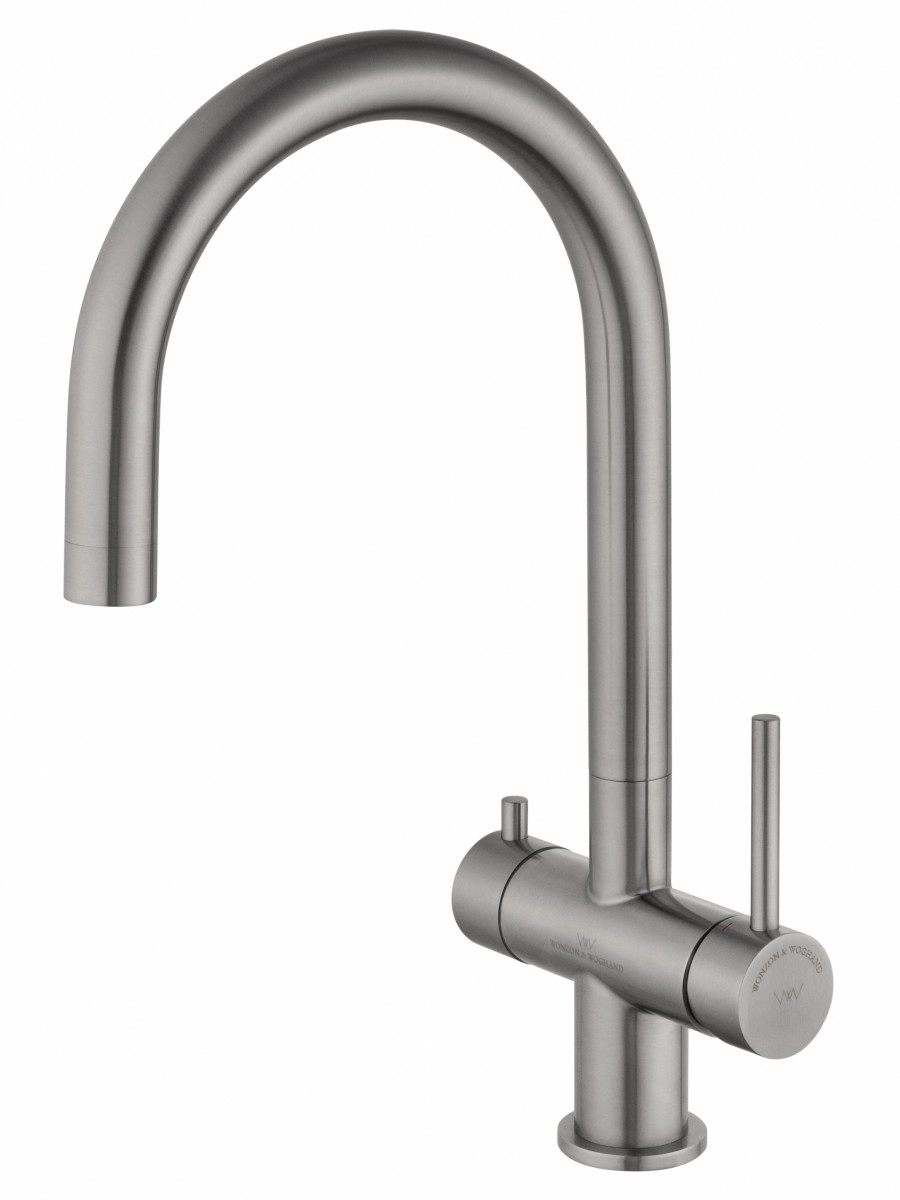 Смеситель для кухни Wonzon & Woghand WW-3211-BS (брашированный никель)