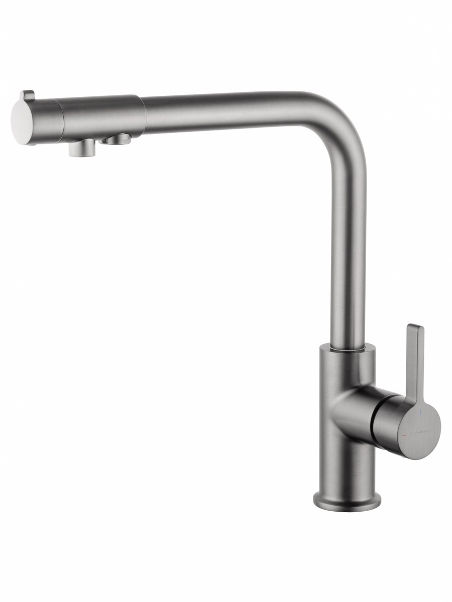 Смеситель для кухни Wonzon & Woghand WW-88458008-BGM (тёмный графит)