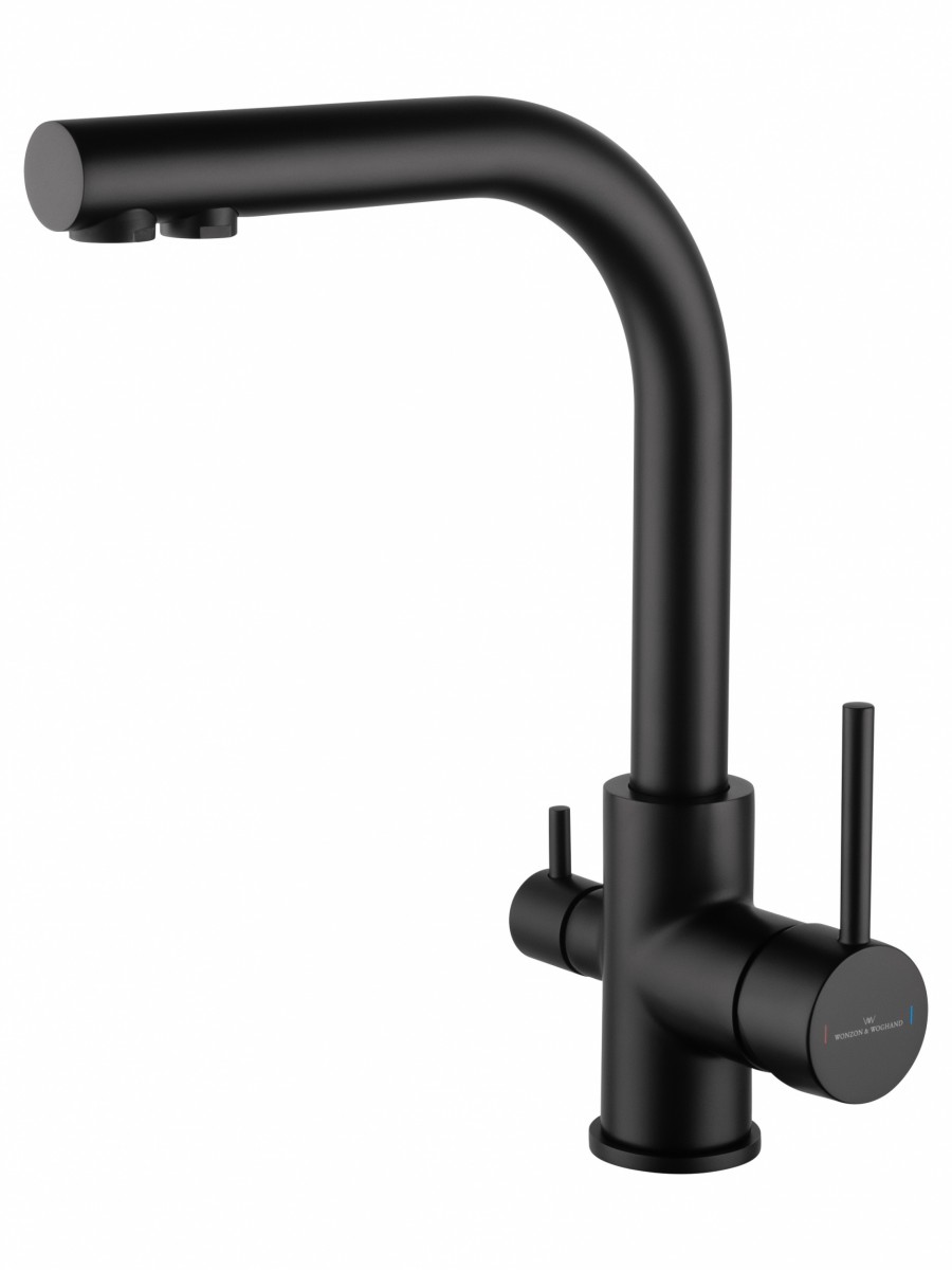 Смеситель для кухни Wonzon & Woghand WW-88458005-MB (чёрный матовый)