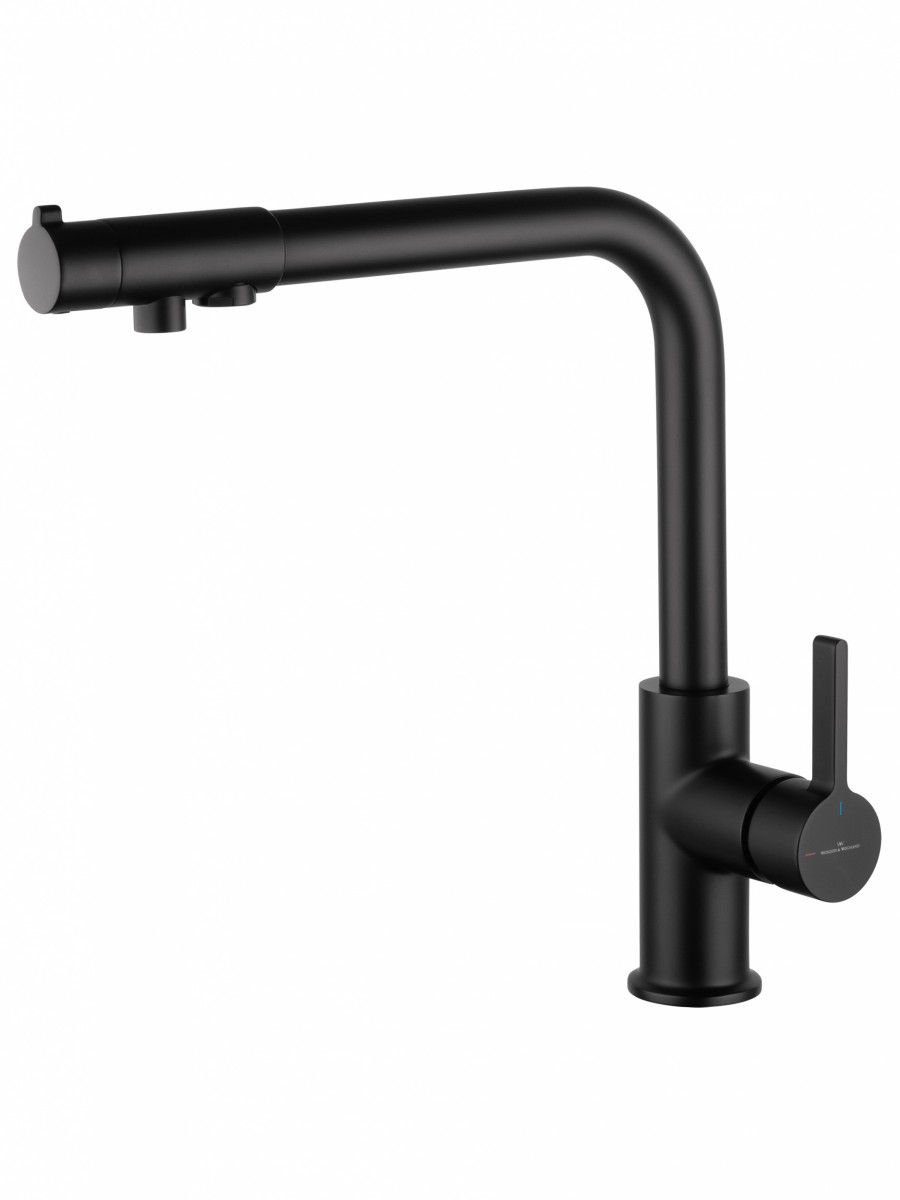 Смеситель для кухни Wonzon & Woghand WW-88458008-MB (чёрный матовый)