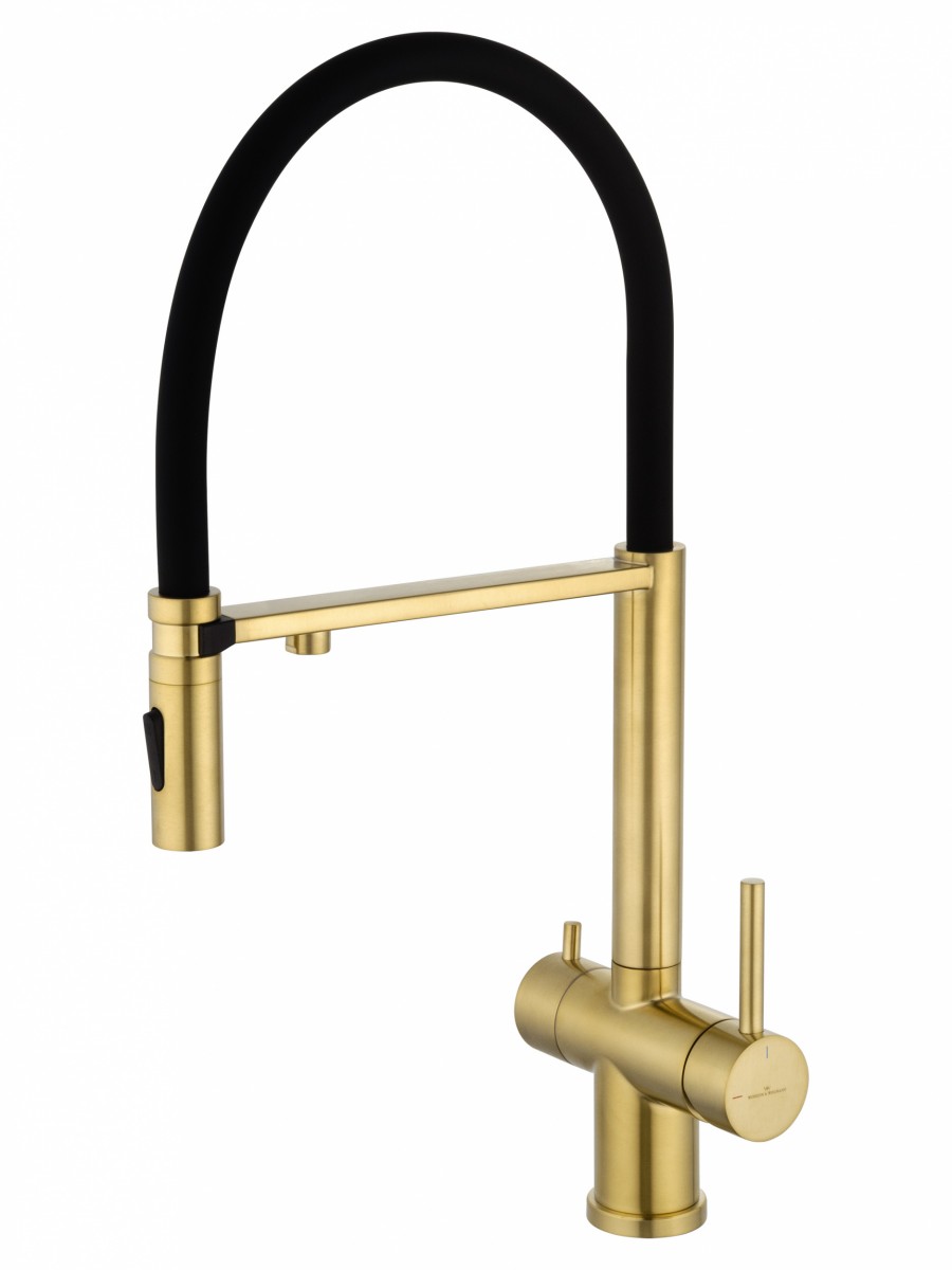 Смеситель для кухни Wonzon & Woghand WW-88458009-BG (брашированное золото)