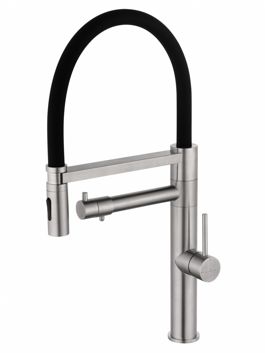 Смеситель для кухни Wonzon & Woghand WW-88458007-BN (брашированный никель)