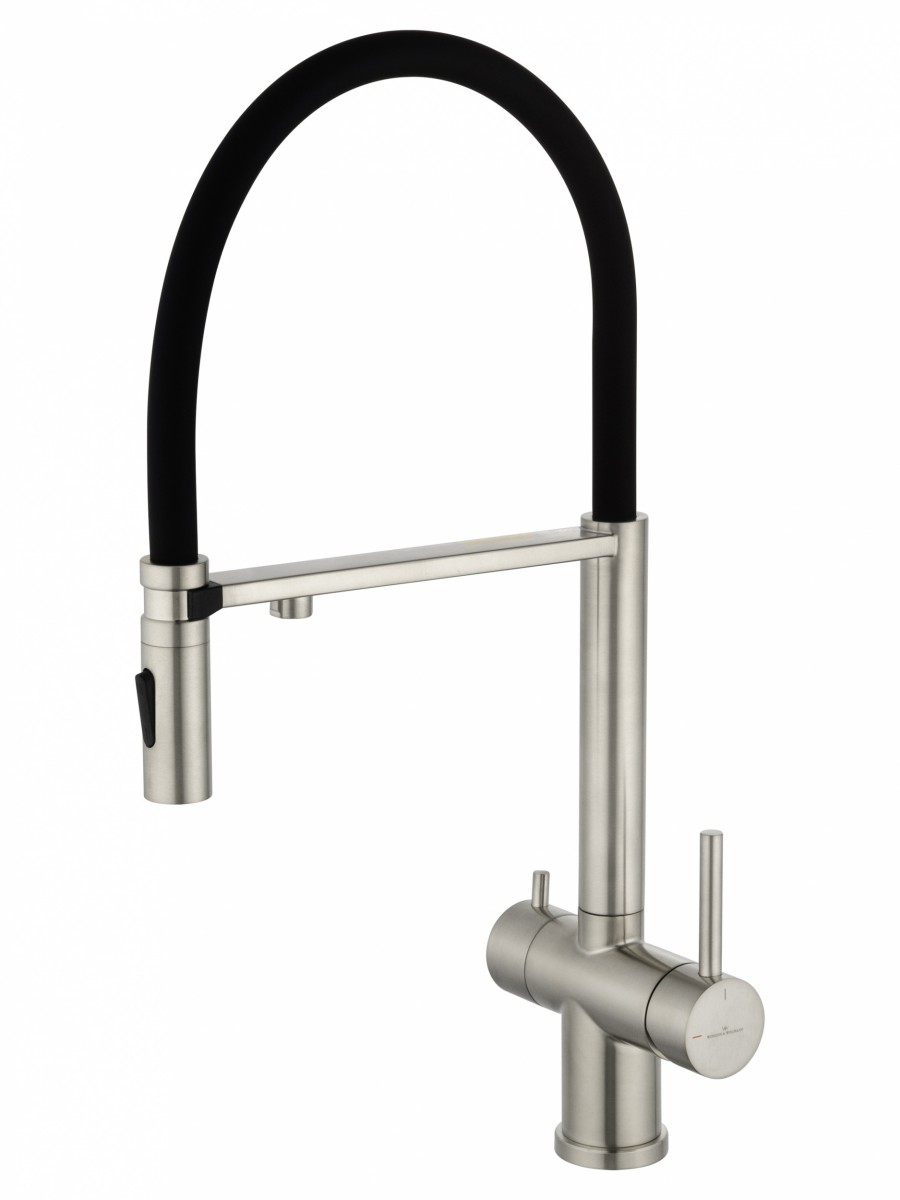 Смеситель для кухни Wonzon & Woghand WW-88458009-BN (брашированный никель)