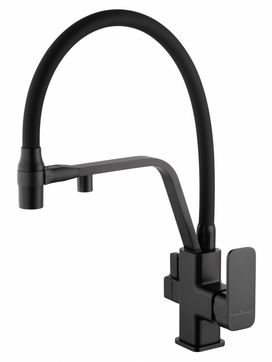 Смеситель для кухни Wonzon & Woghand WW-88458013-MB (чёрный матовый)