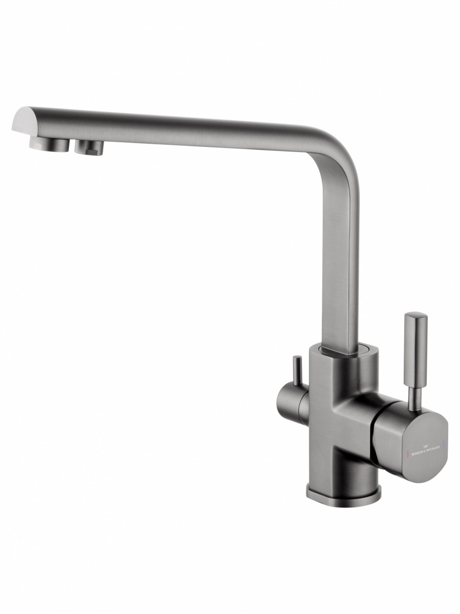 Смеситель для кухни Wonzon & Woghand WW-88458003-BGM (тёмный графит)