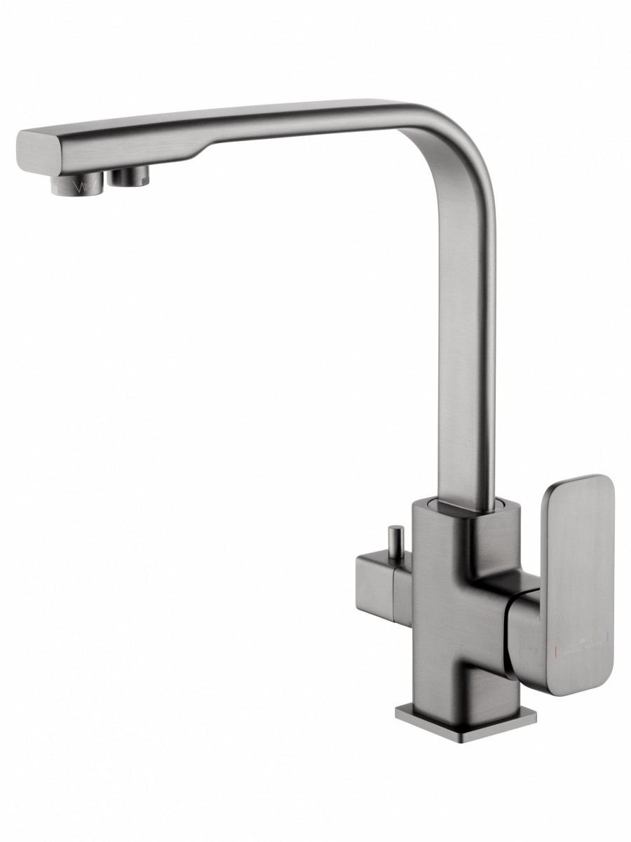 Смеситель для кухни Wonzon & Woghand WW-88458004-BGM (тёмный графит)