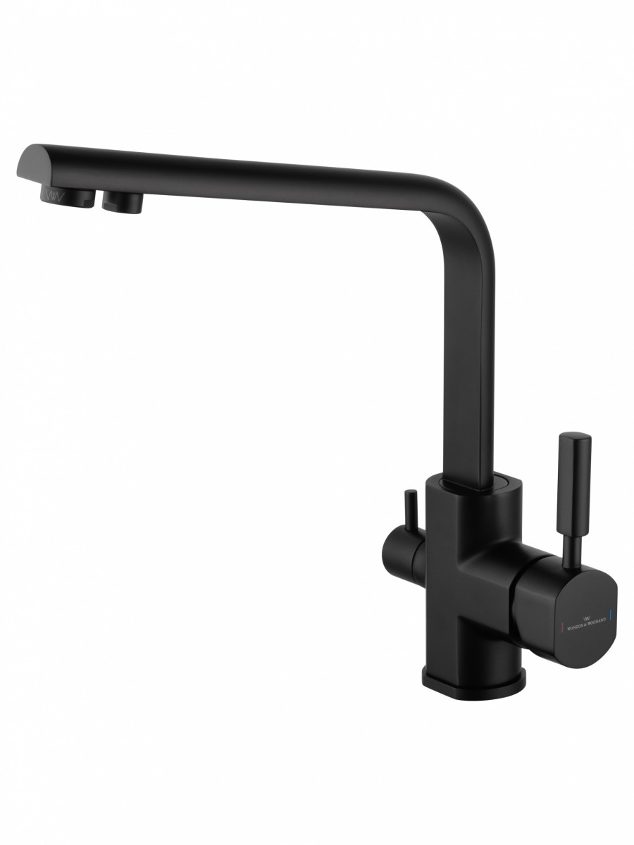 Смеситель для кухни Wonzon & Woghand WW-88458003-MB (чёрный матовый)