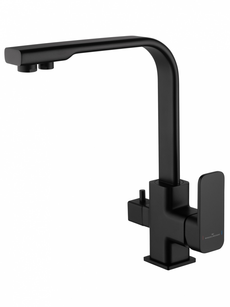 Смеситель для кухни Wonzon & Woghand WW-88458004-MB (чёрный матовый)