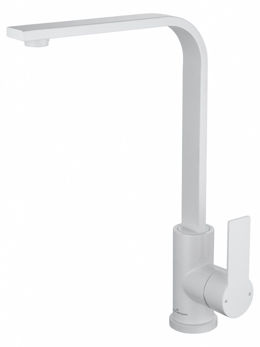Смеситель для кухни Wonzon & Woghand WW-AE4550-MW (белый матовый)