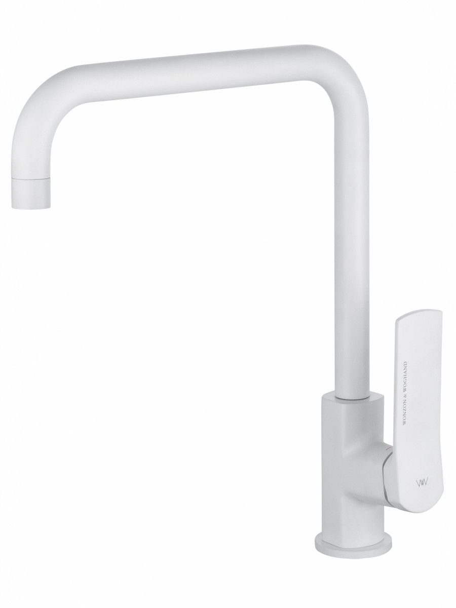 Смеситель для кухни Wonzon & Woghand WW-L1006-MW (белый матовый)