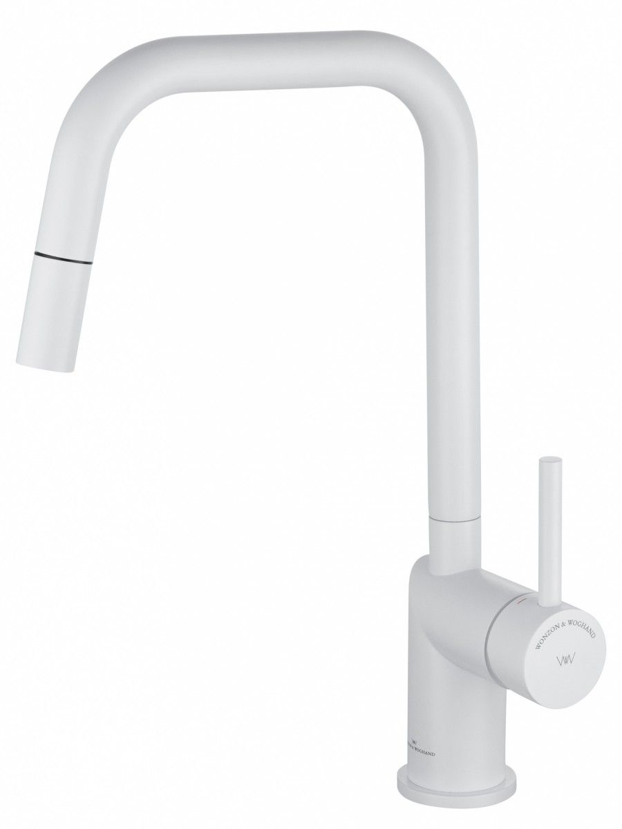 Смеситель для кухни Wonzon & Woghand WW-6018-MW (белый матовый)