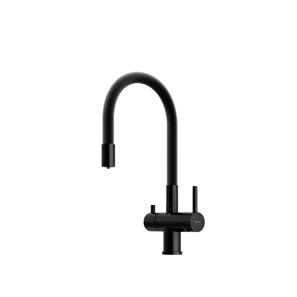 Смеситель для кухни Sancos Lucia SC4004MB (чёрный матовый)