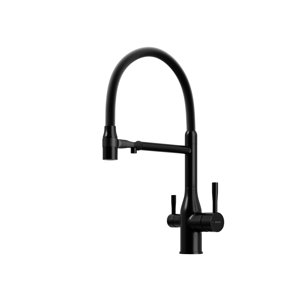 Смеситель для кухни Sancos Garda SC4009MB (чёрный матовый)