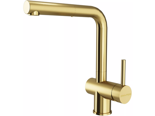 Смеситель для кухни Paulmark Dosse Do214418-LG (светлое золото)