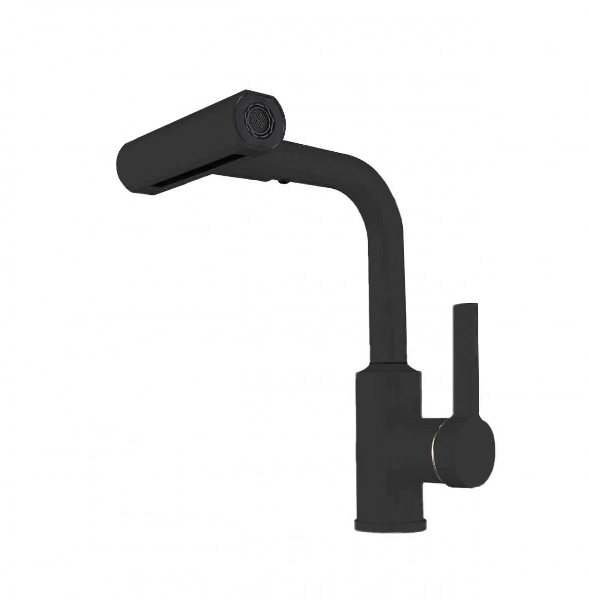 Смеситель для кухни Rush Tinos TI3732-17Black (чёрный матовый)