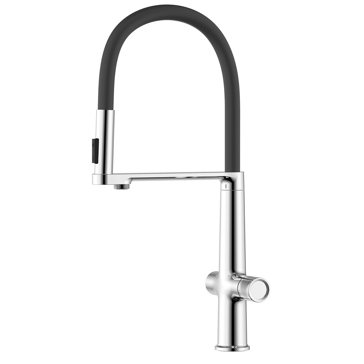Смеситель для кухни Azario Advantage AZ-VRG569223C (хром/черный)