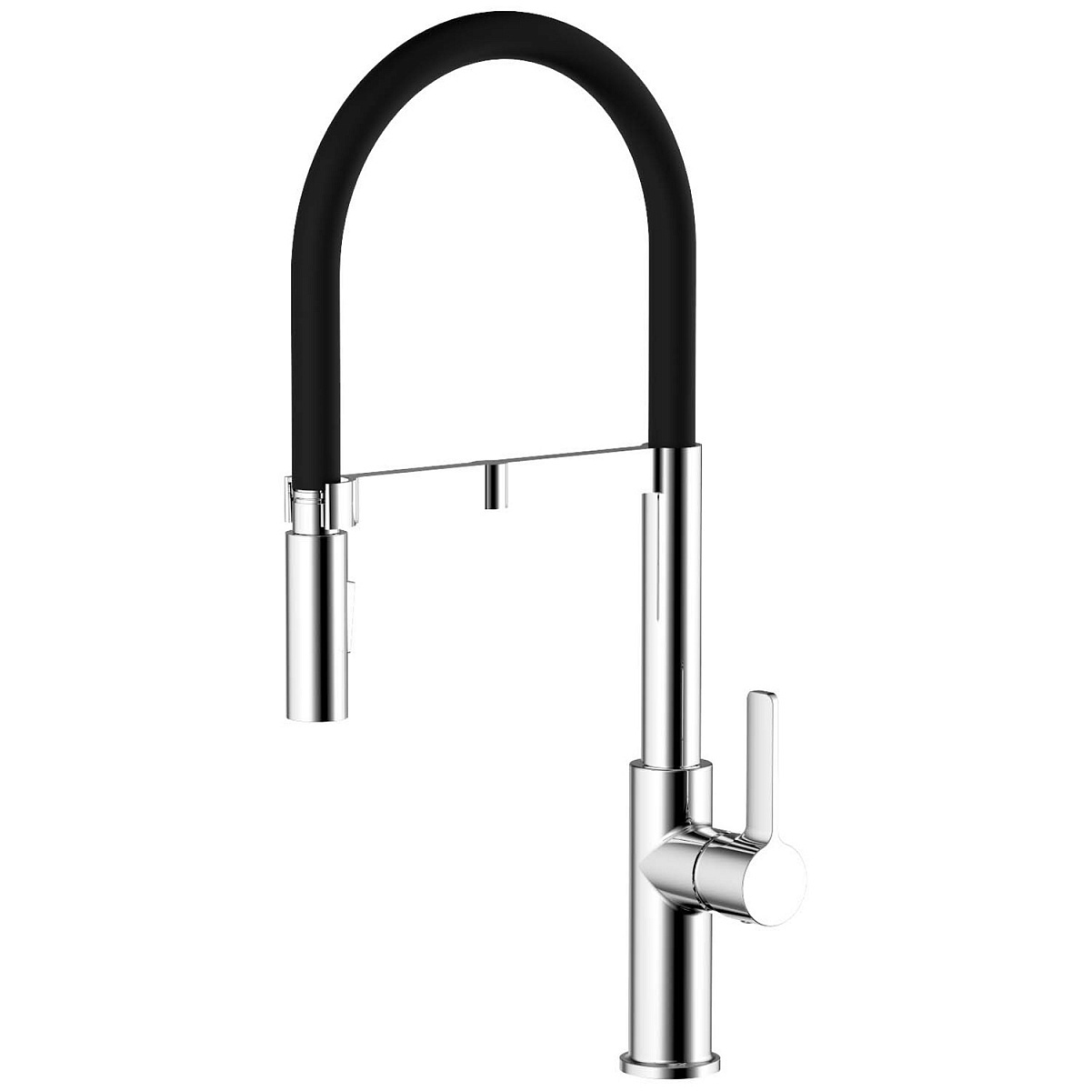 Смеситель для кухни Azario AZ-WAA569158C (хром/черный)