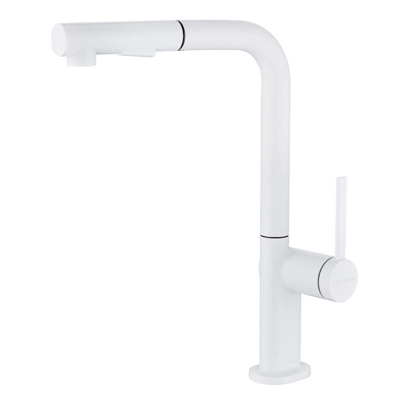 Смеситель для кухни Paulmark Neo Ne214419-WH (белый матовый)
