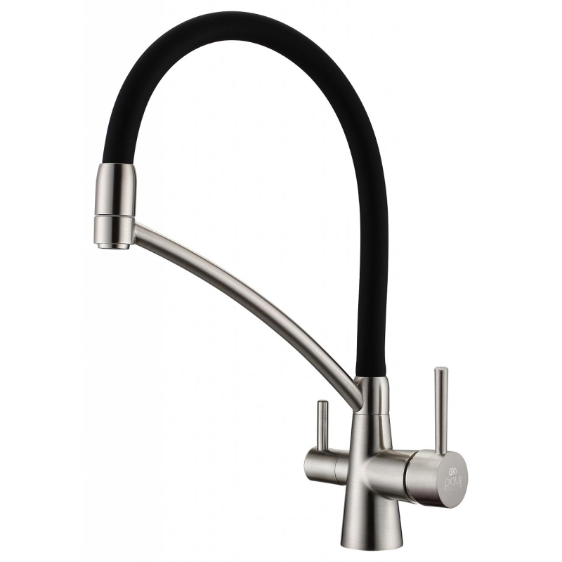 Смеситель для кухни Paulmark Siegen Si213111-BS (брашированная сталь)