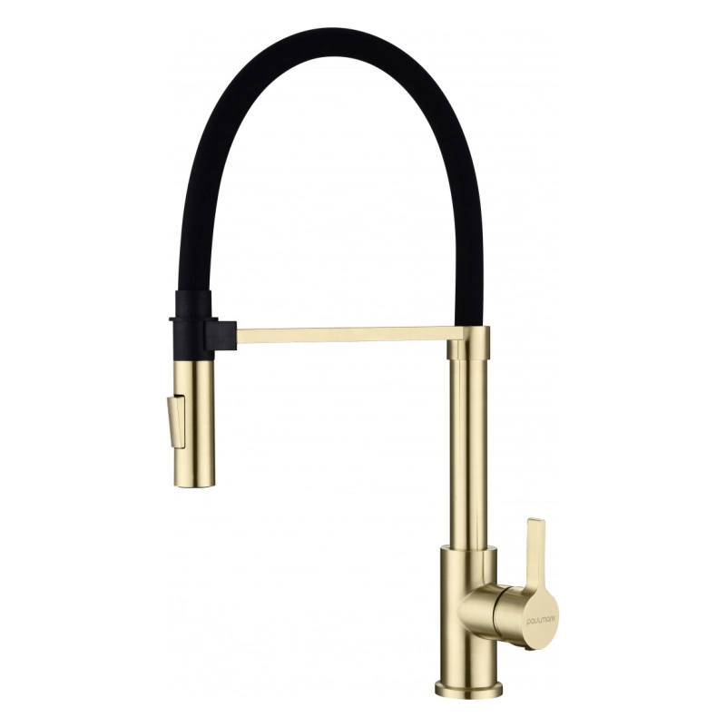 Смеситель для кухни Paulmark Halt Ha214021-LG (светлое золото)