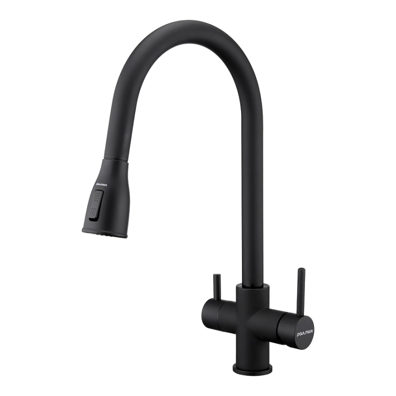 Смеситель для кухни Paulmark Lange La214212-AN (антрацит)