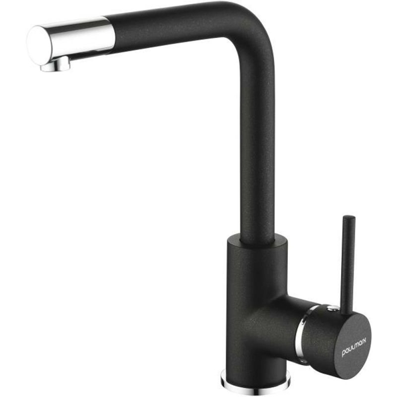 Смеситель для кухни Paulmark Honner Ho212018-BLM (чёрный матовый)