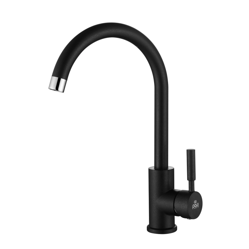 Смеситель для кухни Paulmark Holstein Ho212063-BLM (чёрный матовый)