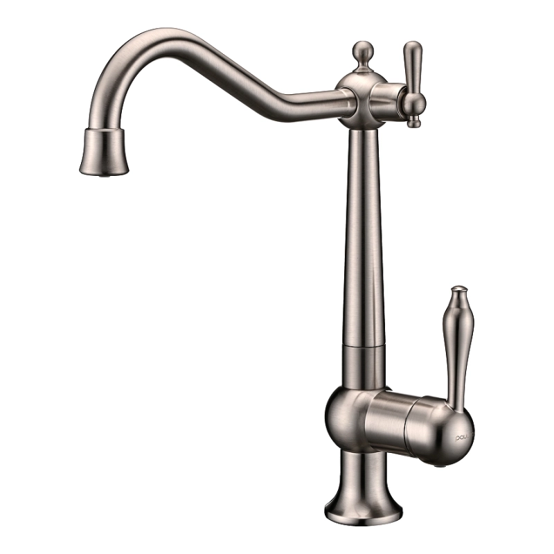 Смеситель для кухни Paulmark Retro Re213226-BS (брашированная сталь)