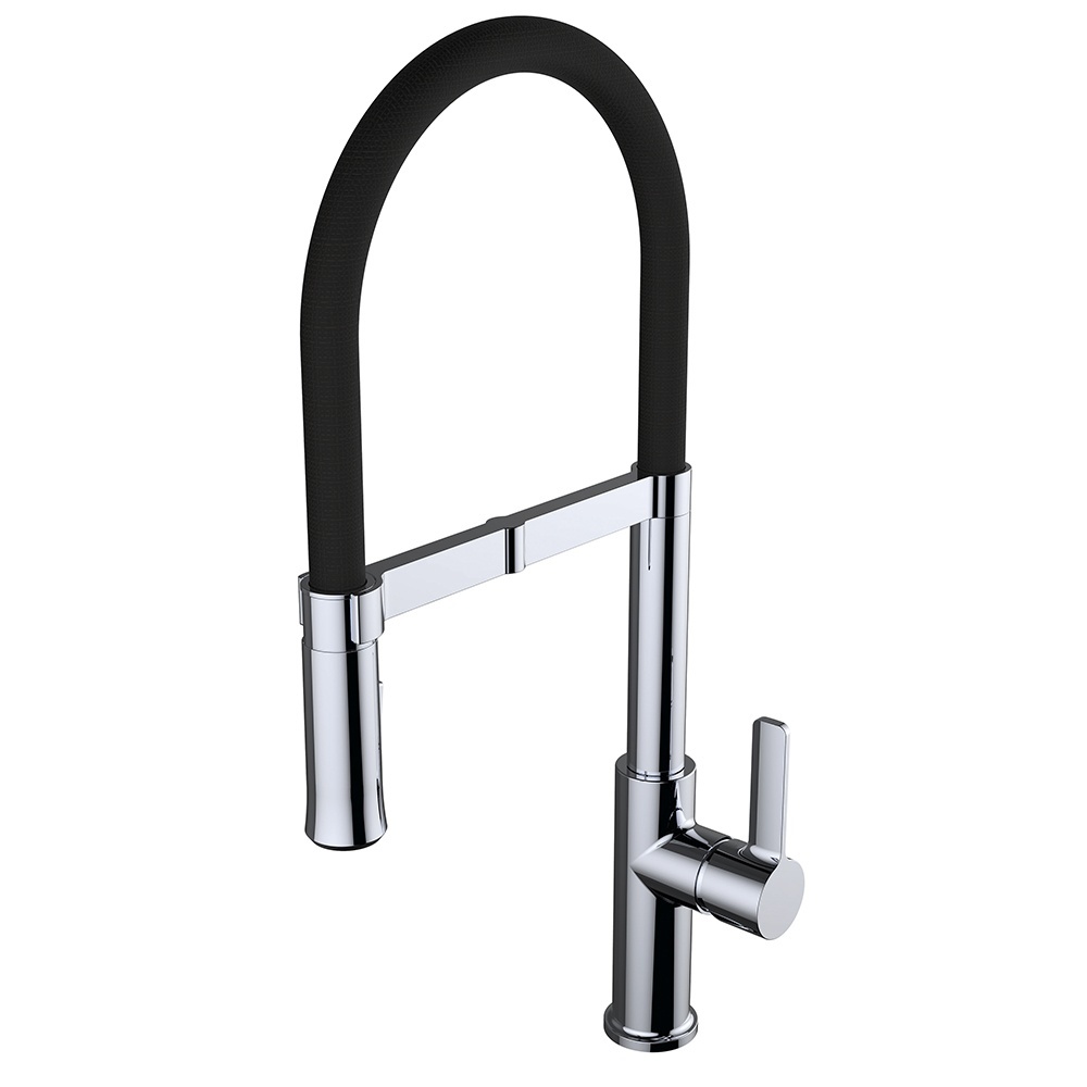 Смеситель для кухни Clever Chef 98014 (хром/чёрный)