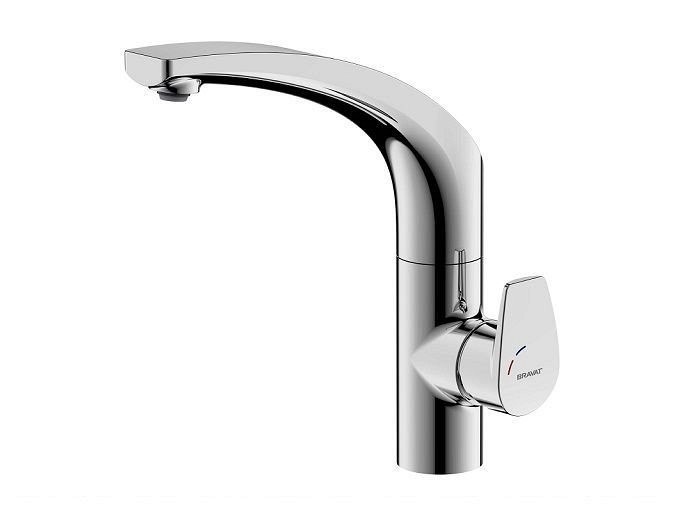Смеситель для кухни Bravat Nizza F7353387CP-RUS (хром)