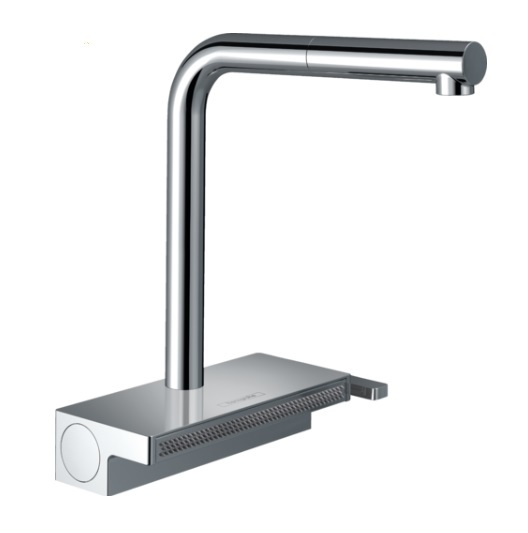 Смеситель для кухни с выдвижным душем Hansgrohe M81 Aquno Select 250 73836000