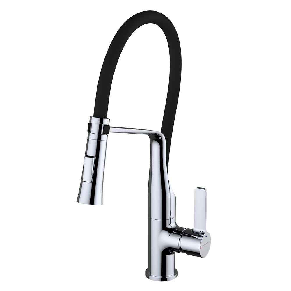 Смеситель для кухни Clever Chef 6 99735 (хром/чёрный)
